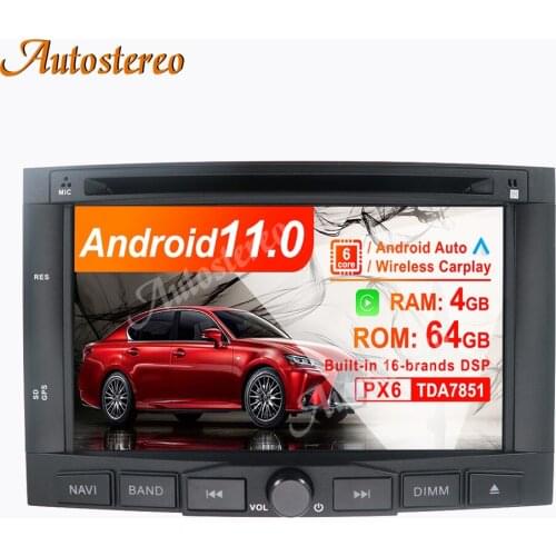 Android 10.0 4G+64G Car Multimedia Player GPS Navigation for PEUGEOT 3008/Peugeot 5008 Auto Stereo Head UnitRadio Tape Recorder