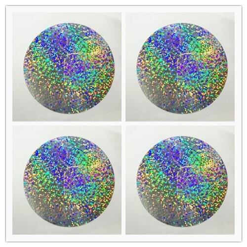 50pcs Large Round Sequins 55mm PVC Flat Paillette Craft Hologram Decoration 2 Side Holes Laser Silver LNHOME
