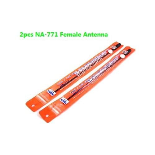 2pcs NAGOYA NA-771 Dual Band Handheld Radio Soft Antenna SMA Female For Kenwood Handheld Antenna Baofeng UV-5R UV-82 UV-6R UV-9R