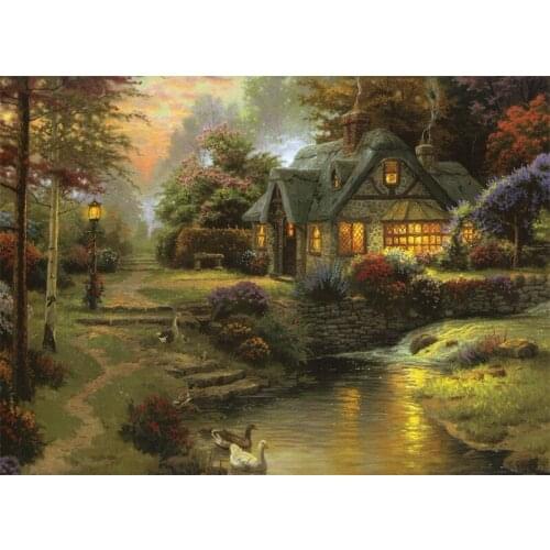 Canvas Painting pastoral landscape Canvas Poster Print for living room home wall decoration no frame