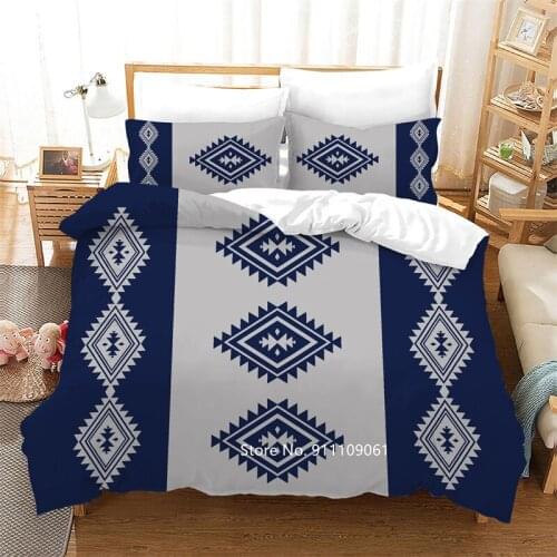 Indian Style Bedding 2-3 Piece Set Queen King Down Quilt Cover Quilt Cover Bed Cover Pillowcase Home Decoration Textiles