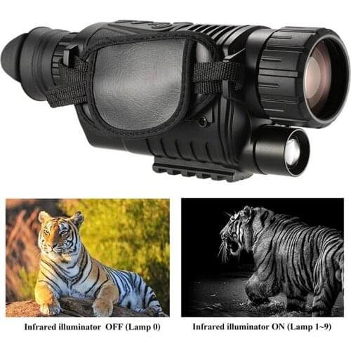 5X40 Hunting Night Vision Scope 5MP Optics Monocular 200M Range Night Vision Scope