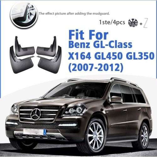 Mudguard For Benz GL Class X164 GL450 GL350 2007-2012 Mudflaps Mudguards Car Accessories Splash Guard Fender 2011 2010 2009