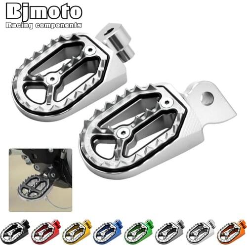 BJMOTO Motorcycle Rearset Foot Peg Footrest For YAMAHA YZ85/125/250 99-15 YZ/WR250F YZ450F CNC Aluminum Passenger Footrests