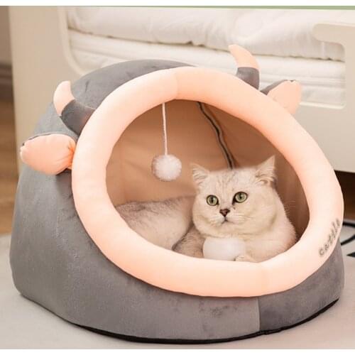 Portable PUPPY Cats house Semi-enclosed for Chihuahua Yorkshire terrier Pet Mat Cat Pet Dog Home CAT BED Cats accessories