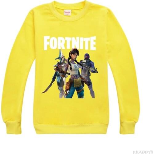 Fortnites girl sweatshirt Children Clothing boys cotton costume christmas t shirt