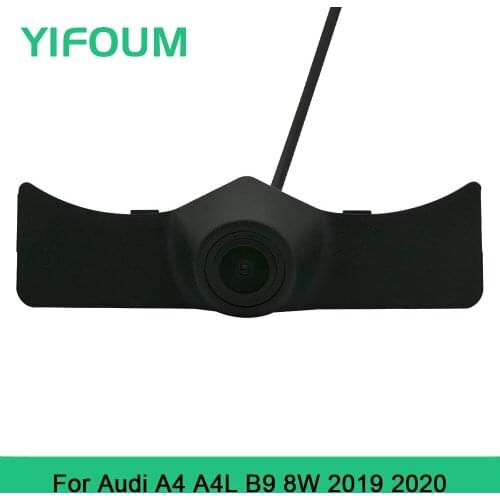 YIFOUM HD CCD Car Front View Parking Night Vision Positive Waterproof Logo Camera For Audi A4 A4L B9 8W 2019 2020