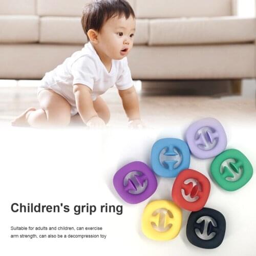 ZK20 Finger Hand Grip Stress Reliever Toy Adult Child Fidget Toys Finger Expander Exercise Grip Stress Relief Toy Fidget Toy