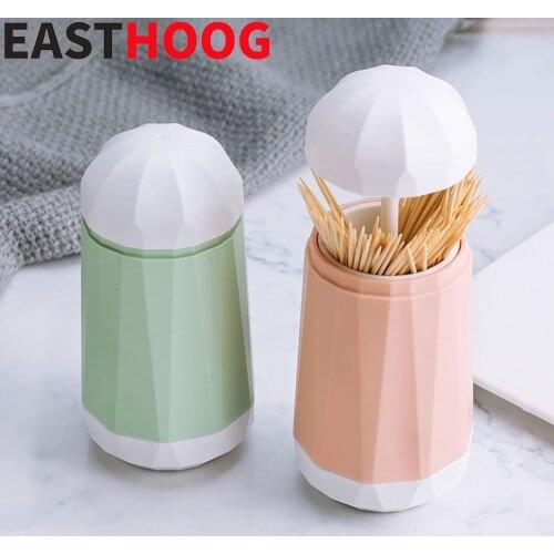 1PC NEW Automatic Toothpick Box Container Household Table Toothpick Storage Box Toothpick Dispenser