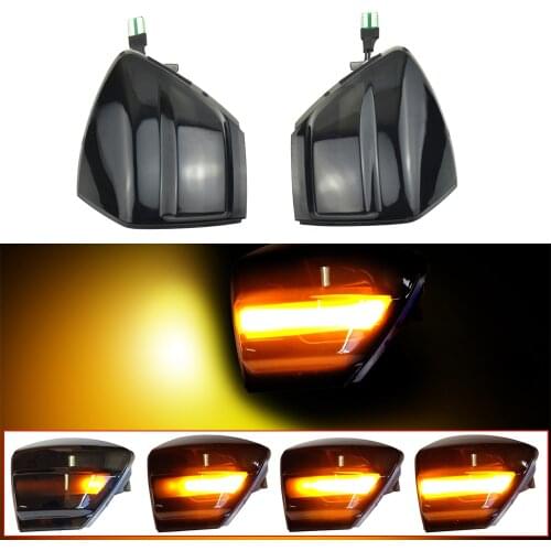 2PCS For Ford S-Max 07-14 Kuga C394 08-12 C-Max 11-19 LED Dynamic Turn Signal Light Side Mirror Sequential Blinker Indicator