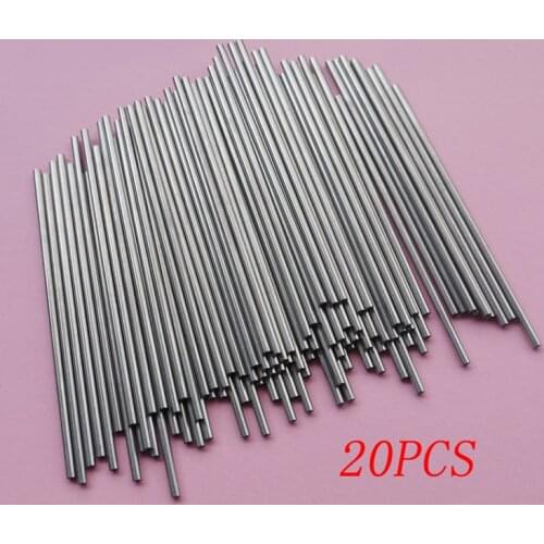 20PCS 2.8mm Bushing 2mm Shaft Hollow Sleeve Drive Axis Tube Length 100mm Axle Sheath DIY Spare Parts for RC Car/Boat Model