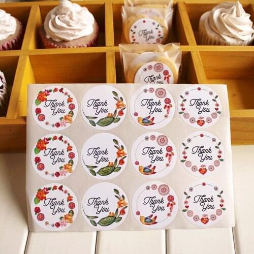 3.5CM round Thank you wedding favors guest gifts seal sticker gift wrapping sealing labels packaging labels party decoration