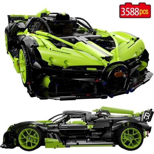 3588pcs City Technical Mechanical Supercar Racing Car Building Blocks MOC Drift Sports Vehicle Bricks Toys For Boys Gift