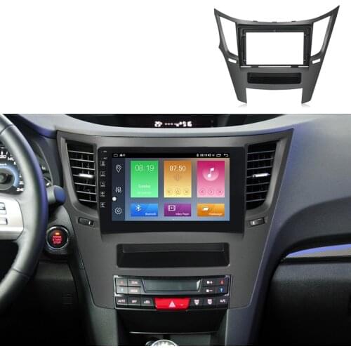 9inch front plastic housing for Subaru Legacy Outback car radio front plastic frame with full set cables plugs