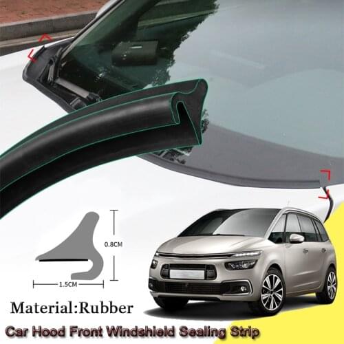 Car Rubber Seal Strip Windshied Spoiler Filler Protect Edge Weatherstrip Strips Car Accessories For Citroen C4 PICASSO 2014-2020