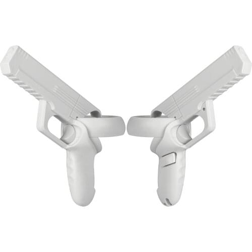 NEW VR Game Gun for Oculus Quest 2 Controllers Pistol Case, Enhanced FPS Gaming Experience- Compatible with Pistol Whip VR Game