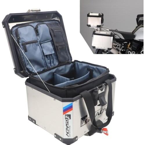 For BMW F800GS F850GS ADV Motorcycle bag luggage bags expandable Inner Bags For F700GS F750GS ADV Saddlebag Inner Bag