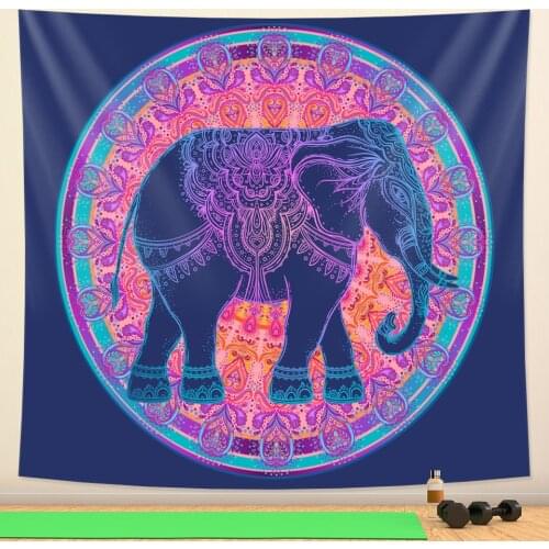Indian Buddha meditation chakra psychedelic scene home decoration tapestry Hippie Bohemian decoration Datura sheet