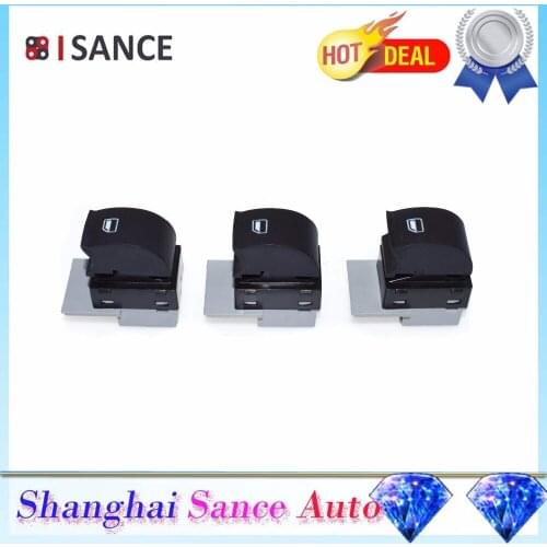 ISANCE 3 PIECES Door Window Switch Passenger 4B0959855A For Audi A6 S6 C5 RS6 Quattro 1998 1999 2000 2001 2002 2003 2004 2005