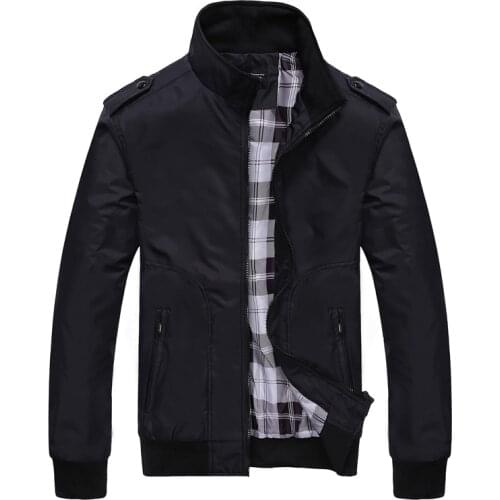 New Style Jacket Men Stand Collar Thin Windbreaker Jacket Coat Men Casual Slim Fashion Men Jacket Chaqueta Hombre