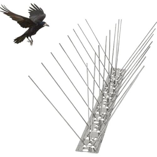 50cm Stainless Steel Bird Repeller Home Outdoor Birdproof Needle Stainless Steel Base Bird Pest Control Orchard Bird Catcher