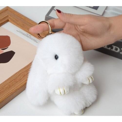 Plush Bunny Pendant Install Dead Rabbit Jewelry Plush Toy Bag Accessories Keychain Pendant Bag Car Pendant Baby Ornaments 15cm