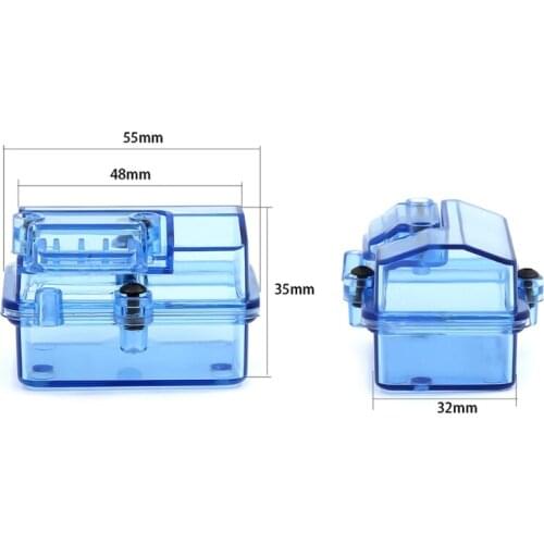 Y1QF Transparent Waterproof ESC Receiver Box Protective Case Cover for RC Boat