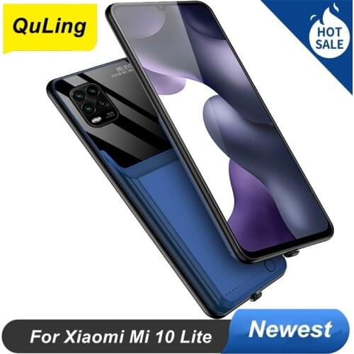 QuLing 10000 Mah For Xiaomi Mi 10 Lite Battery Case Mi 10 Lite Power Bank Smart For Xiaomi 10 Lite Battery Charger Case