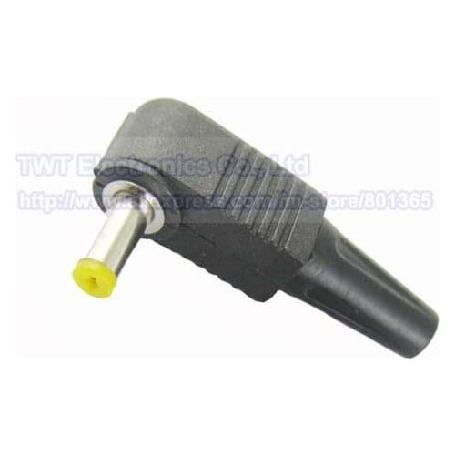 Connector 4.8mmx1.7mm Male Plug Right Angle 90 Degree DC Power ,Plastic Handle,Yellow Head, DIY ,4.8/1.7, 6pcs , Free shipping