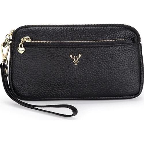 COMFORSKIN Women Clutch Wallet Premium 100% Cowhide Leather Clutch Bag For Female New Arrivals Fashion Ladies Day Clutches