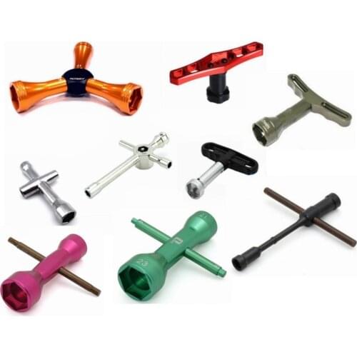 1/10 1/8 1/5 RC Car Tools HEX SOCKET WRENCH FOR 17, 23 & 24MM HEX WHEEL NUTS