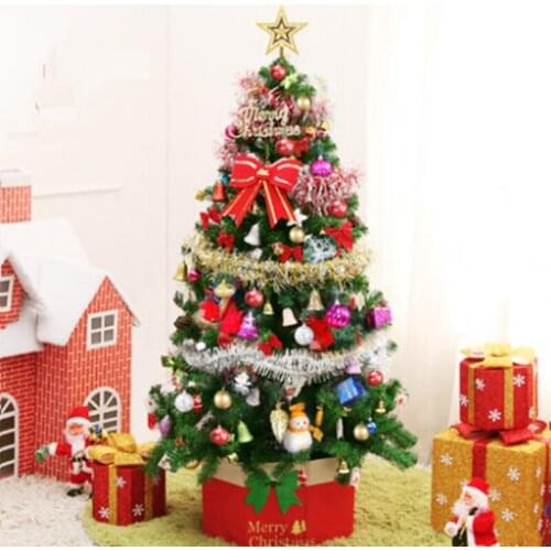1.5 m / 150cm Luminous Encrypted Decorative Christmas Tree New Year Gift Hotel Family Shopping Mall Christmas Decorations