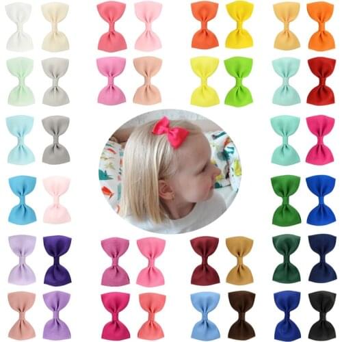10pcs/lot Cute Small Ribbon Bow Tie Hair Clips Kids Girls Hair Pins Barrettes Hairpins for Children Hairgrips Hair Accessories