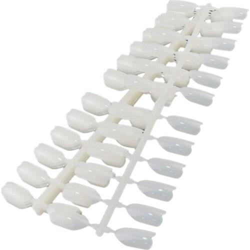 10pcs False Nail Tip Display Chart Board Polish Showing Nails Practice Board