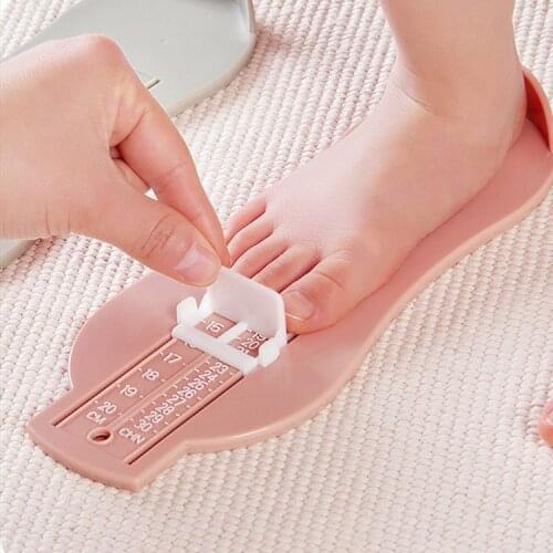 5 Colors Baby Foot Ruler Kids Foot Length Measuring device child shoes calculator for chikdren Infant Shoes Fittings Gauge Tools