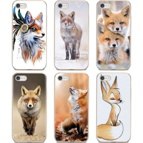 Accessories Shell Case For iPod Touch iPhone 10 11 12 Pro 4S 5S SE 5C 6 6S 7 8 X XR XS Plus Max 2020 fox cute lovely animal