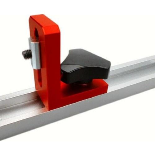 Aluminium T-track Sliding Brackets For Woodworking workbench DIY modification