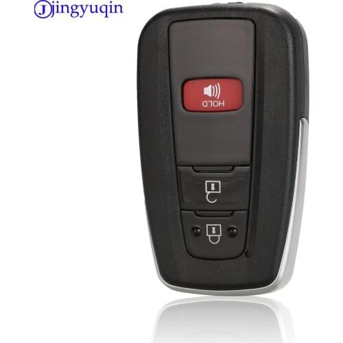Jingyuqin 3b Remote Car Key Shell Styling For Toyota Camry CHR Corolla RAV4 Avalon Land Cruiser Prado Prius Case Cover