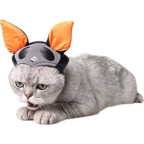 Pet Cat Dog Cap Halloween Caps Hat Kitten headband With Bat Design Puppy Party Costume Cute Headwear Accessory Gift For Pet Cats