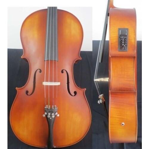 Brown color electric cello 4/4,Acoustic cello 4/4