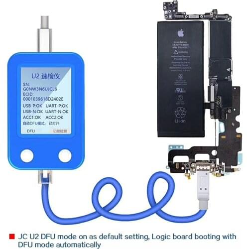 JC U2 Tristar Tester Fast Detector for iPhone U2 Charge IC Fault Fast Tester SN Serial Number Fast Detector Reader