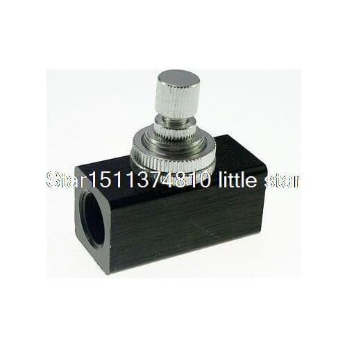 1 PCS RE-02 1/4" BSPT Pneumatic Air Flow Speed Control Valve Throttle Valve