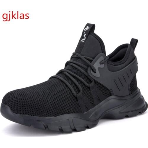 Steel Toe Safety Shoes Work Men Anti Piercing Lightweight Breathable Working Sneakers Indestructible Safty Shoes Man Boots