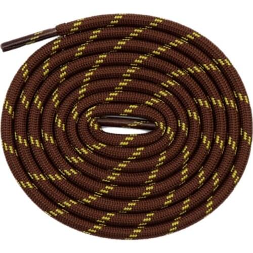 Weiou 4.5MM Pretty Durable Lace Men Women Sneaker Canvas Rope Black Coffee Deep Color Outdoor Trendy Unisex Activity Top Cordone