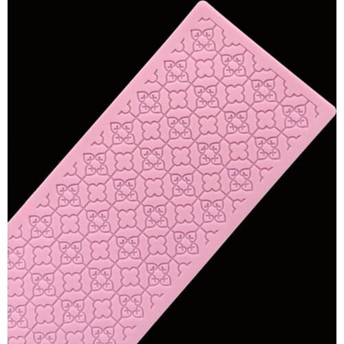 Minsunbak New Lace Mat Wedding Cake Decoration Silicone Mold SugarCraft
