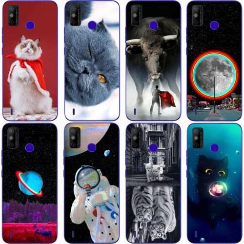 Back Soft Silicone Phone Covers for ZTE Blade A51 Mobile Phone Cases for Blade A51 Bags