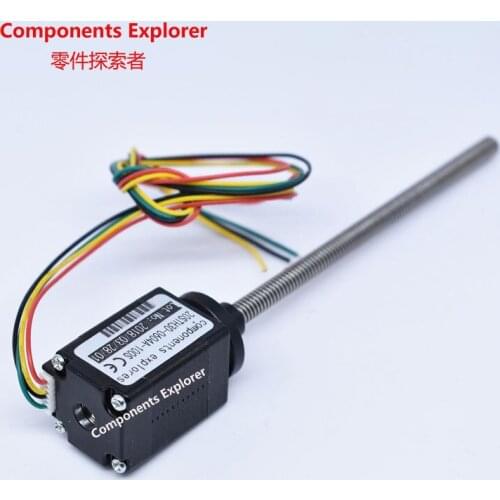 Nema8 Linear Stepper Motors,100mm Length, Tr4.76 *0.635 Acme Leadscrew Threaded