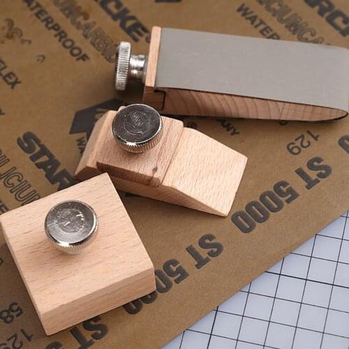 2 Size Sandpaper Grinding Block Leather Craft Edge Polishing Tool Sewing Accessories Diy Leather Hand Tool Accessories