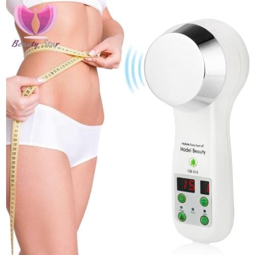 Beauty Star 1MHz Ultrasonic Slimming Massager Cavitation Ultrasound Therapy Fat Burning Massager Facial Skin Rejuvenation Device