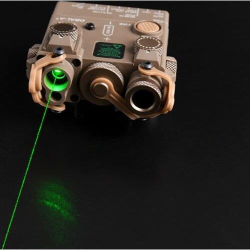 WADSN Tactical Laser Pointer DBALA2 High Power Red, Green and Blue Laser PEQ15 Flashlight Illumination